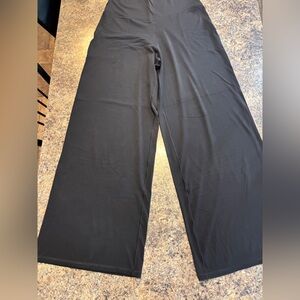 Aerie Offline Black Wide-Leg Pants (XL)